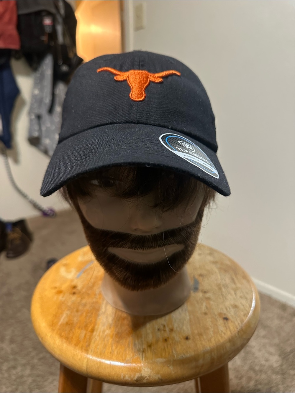 Vintage NCAA Nike Texas longhorns “triple black” hat 00s